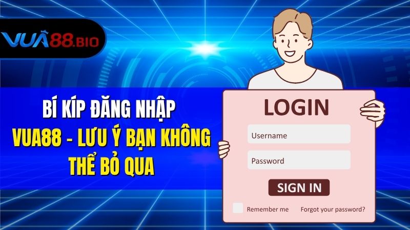 Bí Kíp Đăng Nhập VUA88 – Lưu Ý Bạn Không Thể Bỏ Qua