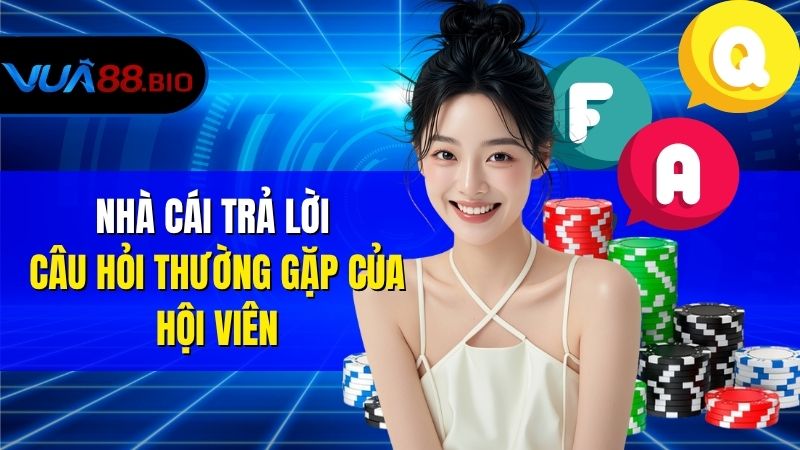 Nhà cái trả lời câu hỏi thường gặp của hội viên