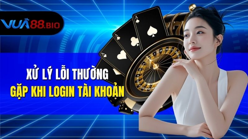 Xử lý lỗi thường gặp khi login tài khoản